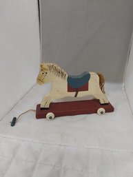 Wooden Horse Pull Toy