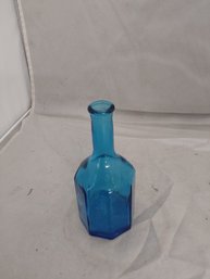 Wheaton Blue Glass Bottle