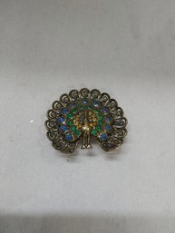 Vintage Peacock Pin