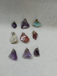 Lot Of Stone Pendants