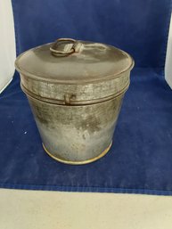 Antique Pudding Cake Mold With Lid