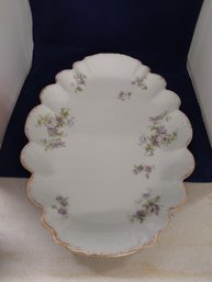 E D Limoges France 17' Platter