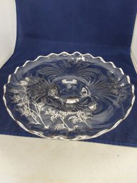 Decorative Glass Serving Tray