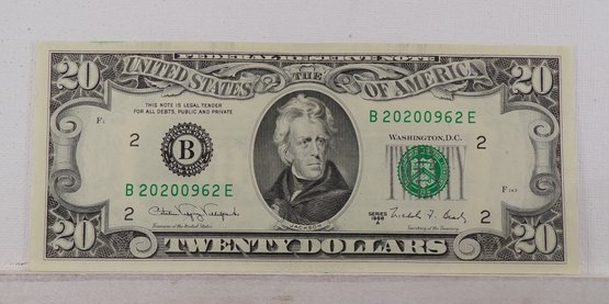 1988-A $20 Federal Reserve Note, GEM Uncirculated