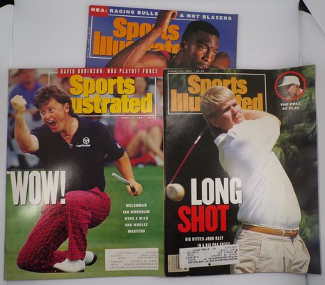 Three Vintage 'Sports Illustrated' Magazines, 1991
