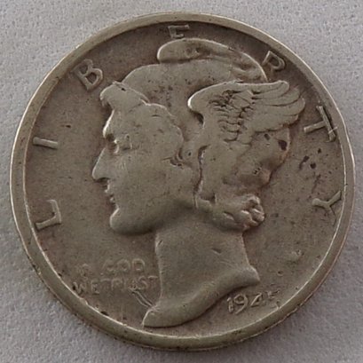 1925-S Mercury Silver Dime