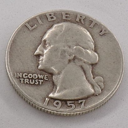 1957-D Washington Silver Quarter Dollar