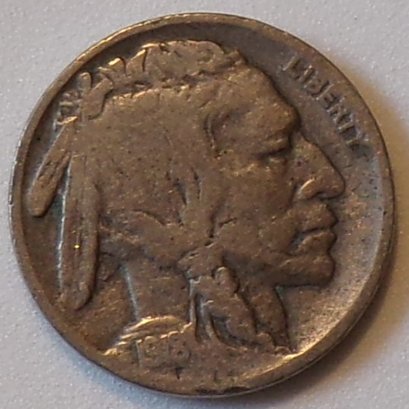 RARE Semi-Key 1918-D Buffalo Nickel (Fine)