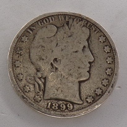 1899 Barber Silver Half Dollar