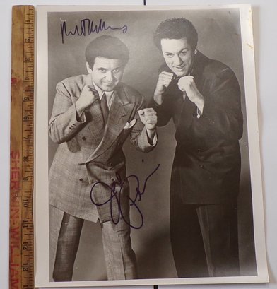 Autographed Picture Of Joe Pesci & Robert De Niro