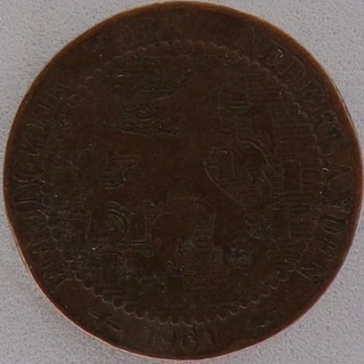 1961 Netherlands 1 Cent Lightly Circulated
