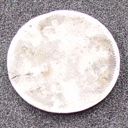 Extremely RARE 1875 Canadian Five-Cent Silver Fair/Poor