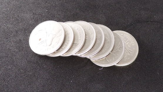 Unsearched $2 Face Value Canadian Quarters, Various Years, Mints, Condition
