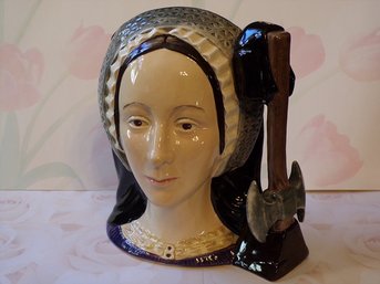 Beautiful Vintage 1975 Royal Doulton Anne Boleyn Large Toby Jug Head Vase D6644 #32 Made In England