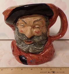 Vintage 1949 Royal Doulton, Sir John Falstaff Head Bust, Large Pitcher Character Jug, Pickup Or Shipping