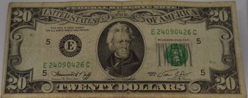 1974 $20 Federal Reserve Note