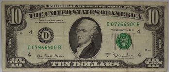 Series 1977-A $10 Federal Reserve Note