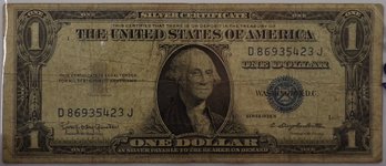 1935-H $1 (One Dollar Blue Seal) Silver Certificate