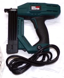 New Open Box Electric Brad Nailer, NEU MASTER NTC0040 Electric Nail Gun/Staple Gun, Tested