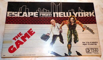 Vintage 1981 Boardgame 'Escape From New York' By TSR