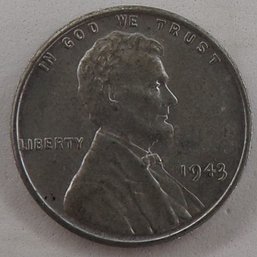 1943 Steel Lincoln Wheat Cent