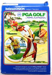 PGA Golf (Intellivision) Complete With Box & Manual