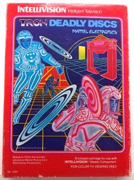 Tron Deadly Discs (Intellivision) Complete With Box & Manual (Scarce)