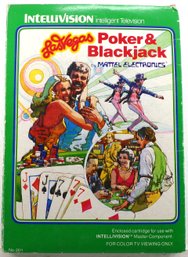 Las Vegas Poker & Blackjack (Intellivision) Complete With Box & Manual