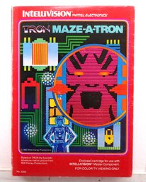 Tron Maze-A-Tron (Intellivision) Complete With Box & Manual