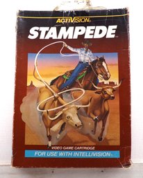 Stampede (Intellivision) Complete With Box & Manual (Scarce)