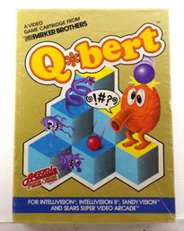 Q*Bert (Intellivision) Complete With Box & Manual (Rare)