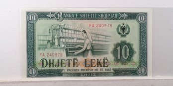 Albania 10 Leke 1976 Crisp Uncirculated