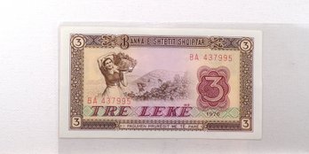 Albania 3 Leke Crisp Uncirculated