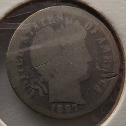 1897 Barber Silver Dime