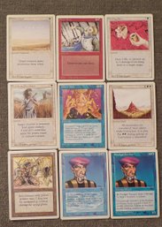 9 (Nine) Magic The Gathering Cards