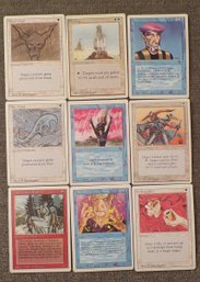 9 (Nine) Magic The Gathering Cards