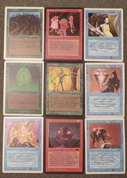 9 (Nine) Magic The Gathering Cards