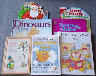 Vintage NEW Childrens Books, From The 1970'S (2 Books), 1980'S (5 Books)