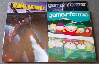 Four 'Game Informer' Magazines, 2011 & 2012