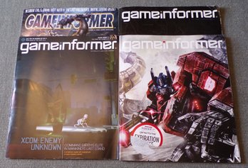 Four 'Game Informer' Magazines, 2009, 2011 & 2012