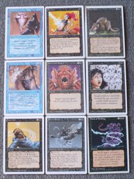 9 (Nine) Magic The Gathering Cards