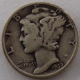 1939 Mercury Silver Dime