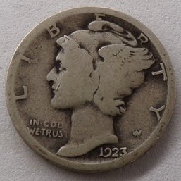 1923 Mercury Silver Dime