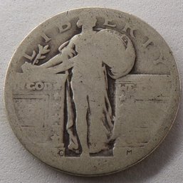 Pre 1925 D-Mint Standing Liberty Silver Quarter