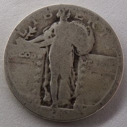 Pre 1925 No Date Standing Liberty Silver Quarter