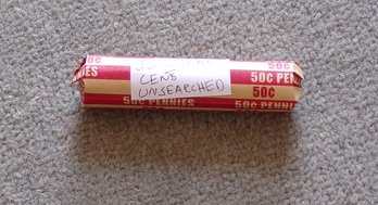 Roll Of 50 Wheat Cents Unsearched, From Very Large Barn Find 'See Pictures'