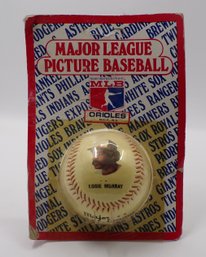 Vintage Orioles Souvenir Picture Ball (Found During The 2008 Tear Down Of NY Yankees Stadium)