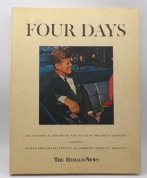 Four Days Hardcover Book, The Herald News Edition, 1964 The Record Of The Death Of President Kennedy