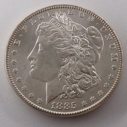 1885 Morgan Silver Dollar GEM Brilliant Uncirculated