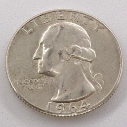 1964-D Washington Silver Quarter Dollar